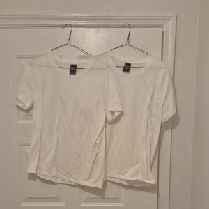 Hanes Women Classic White Tees - Short Sleeve